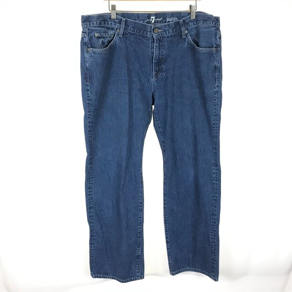 40x31.5 7 For All Mankind Austyn Straight Leg Jean